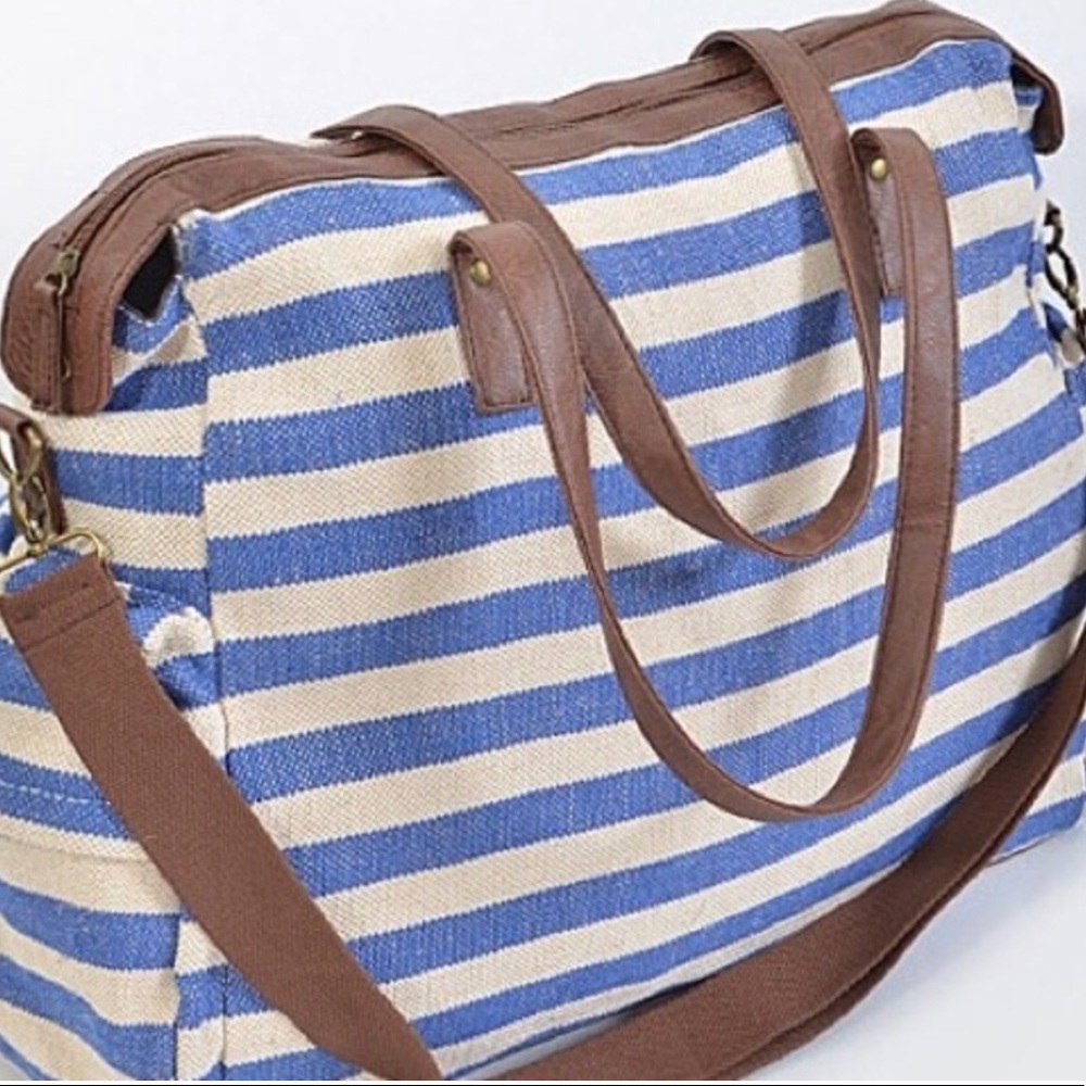 ❗️FINAL PRICE ❗️Large BLUE Fashion Canvas Tote